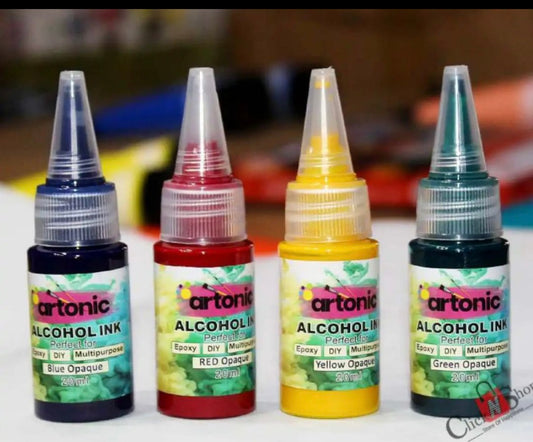 Alcohol Inks for Epoxy Resin ( Each 20ml x 12 Bottles, separate colours also available) inks set for resin art , tints for resin art , liquid pigments