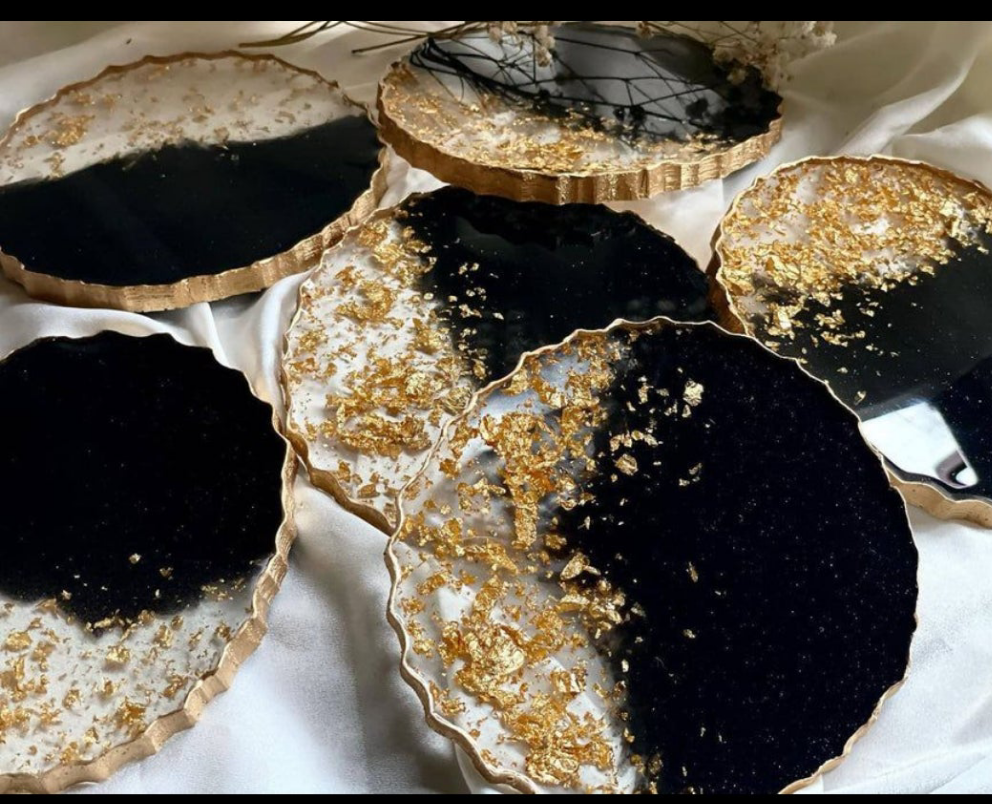 5 inches irragular coaster mold