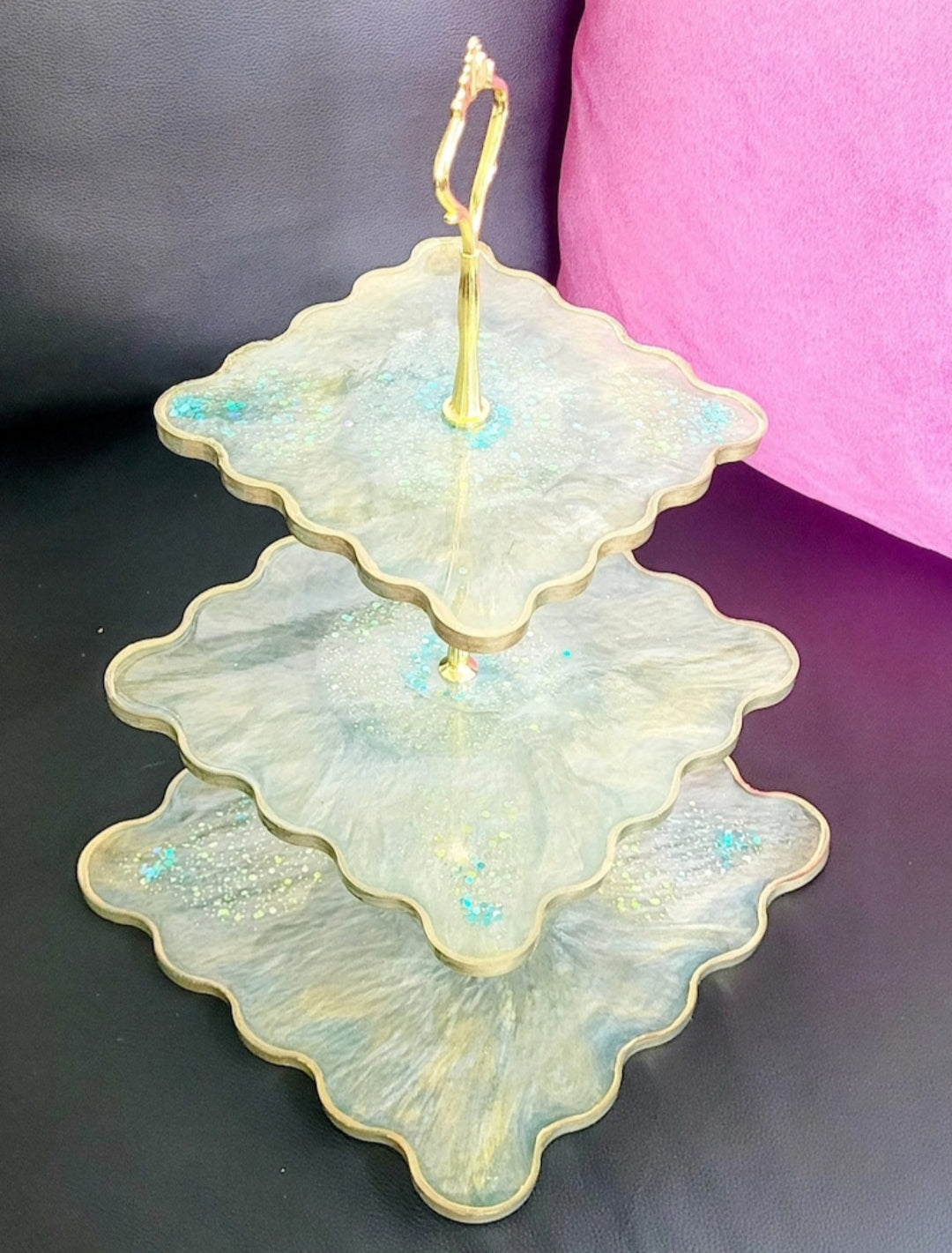 3 Tier resin mold for resin art |Silicone Agate Resin Casting Making Mold,Coaster Epoxy resin Molds Craft DIY, , Premium Quality ,Home Decoration