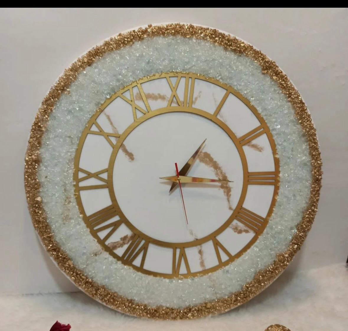 Medium size glass chunks for resin art (tempered glass) available in different colours