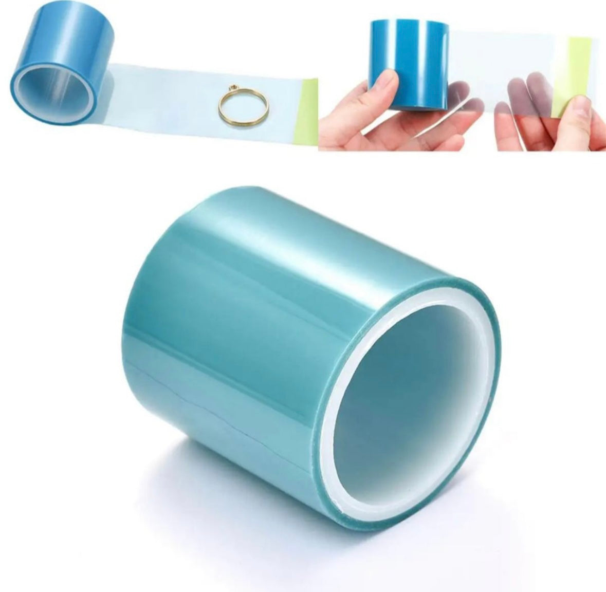 uv tape for resin jewellery|Imported Seamless Craft Tape for UV Resin| Traceless Sticky Tape Epoxy Resin| Tape for DIY Jewelry Metal Frame Pendant