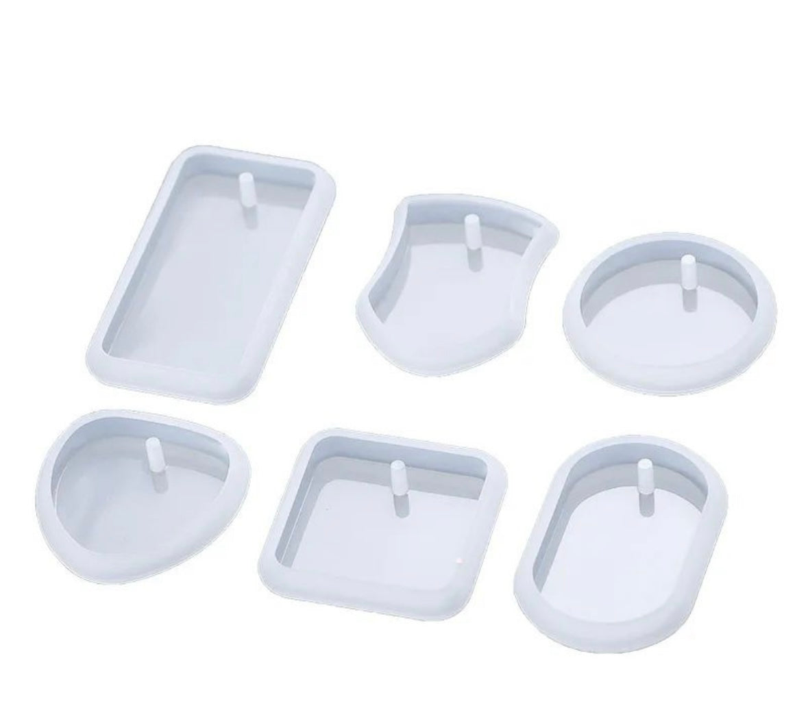 Keychain molds set (6pcs)