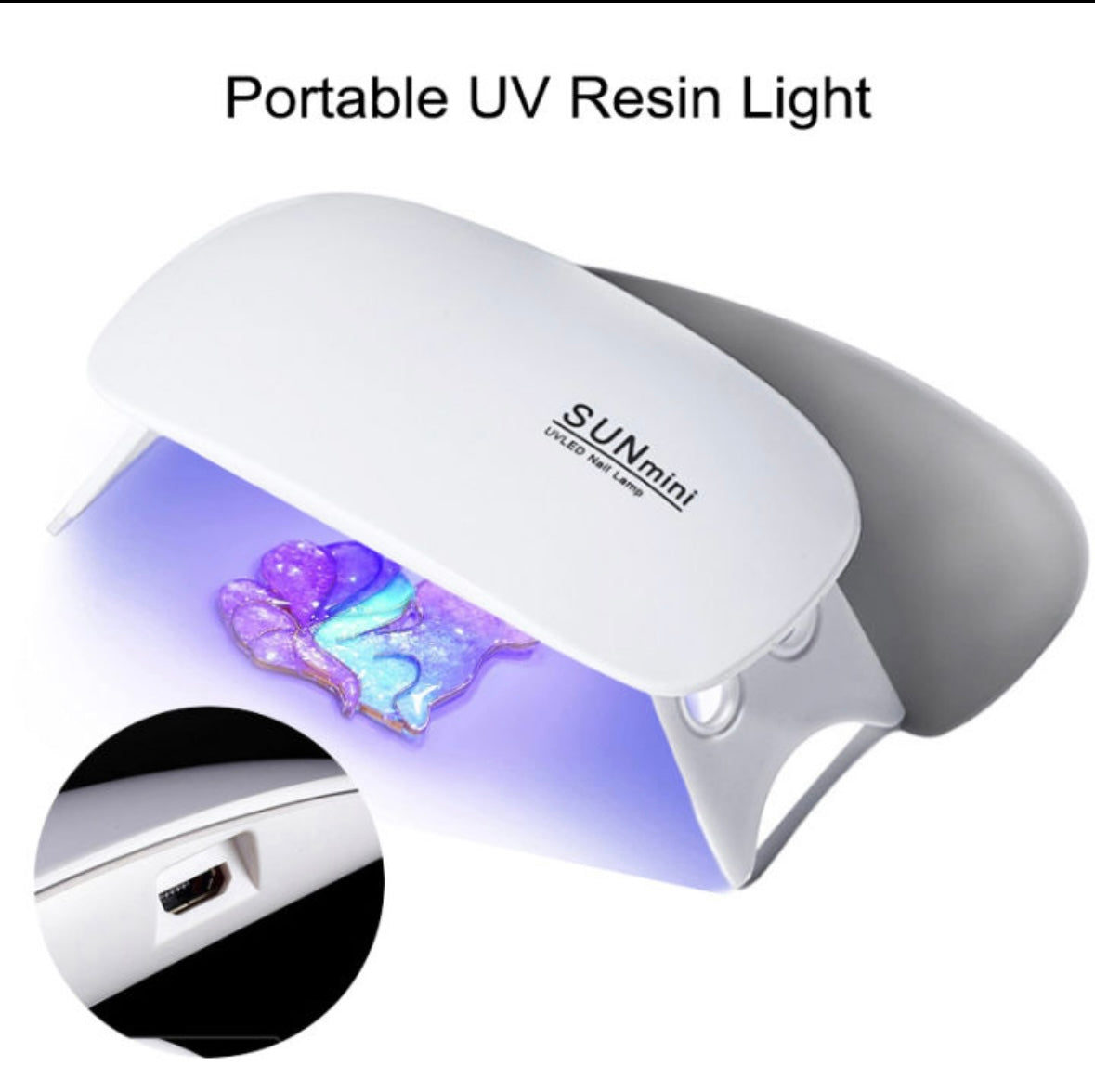 Uv lamp for uv resin | mini portable led UV lamp