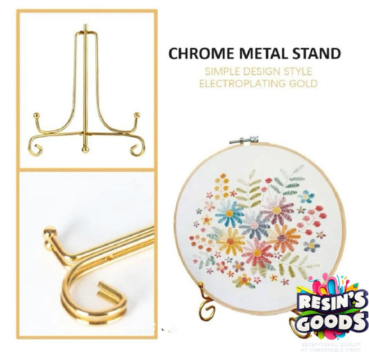 Metal display stand| metallic & chrome metal stands