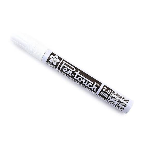 2.0mm marker for resin art |Sakura pen touch golden& silver marker|edge paint marker
