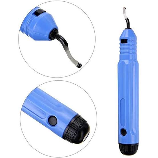 Deburring tool for resin art with10 Heavy Duty Blades, Precision Edge Burr Removal Trimming Tool for Resin Art ,edge finer tool