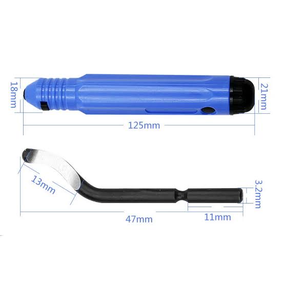 Deburring tool for resin art with10 Heavy Duty Blades, Precision Edge Burr Removal Trimming Tool for Resin Art ,edge finer tool