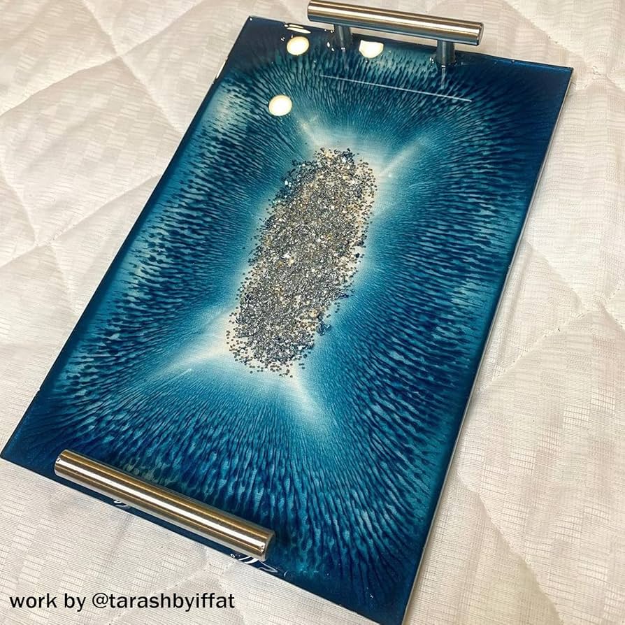 Plain Rectangle tray mold for resin art | large size tray mold