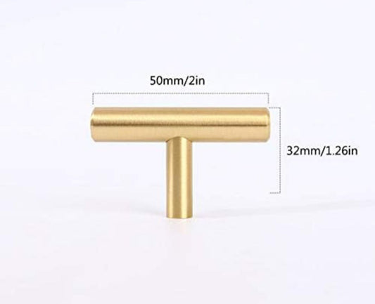 golden small handles for resin tray |stainless  T handles for resin tray