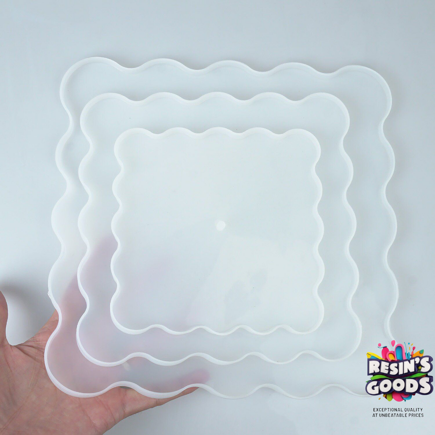 3 Tier resin mold  for resin art  |Silicone Agate Resin Casting Making Mold,Coaster Epoxy resin Molds Craft DIY, , Premium Quality ,Home Decoration