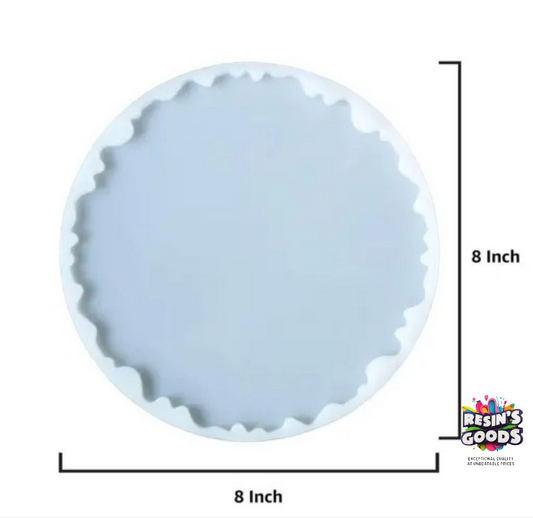 1 piece  8 inches irragular mold for resin art  ,imported high quality silicone mold, flexible and durable silicone mold for epoxy resin