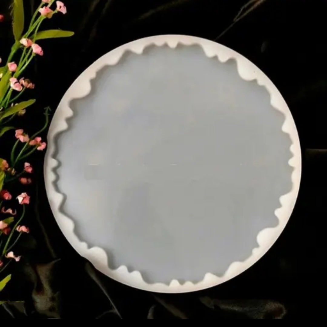 1 piece  8 inches irragular mold for resin art  ,imported high quality silicone mold, flexible and durable silicone mold for epoxy resin