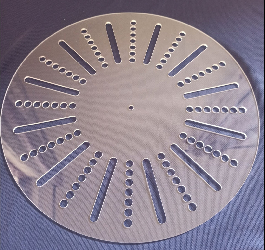 clock stencil |14 inches acrylic clock stencil for resin clock |measuring tool |clock accessories