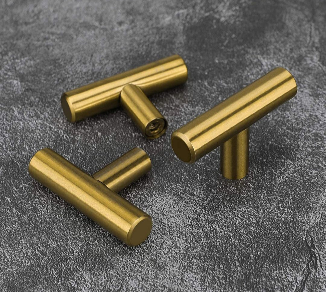 golden small handles for resin tray |stainless  T handles for resin tray