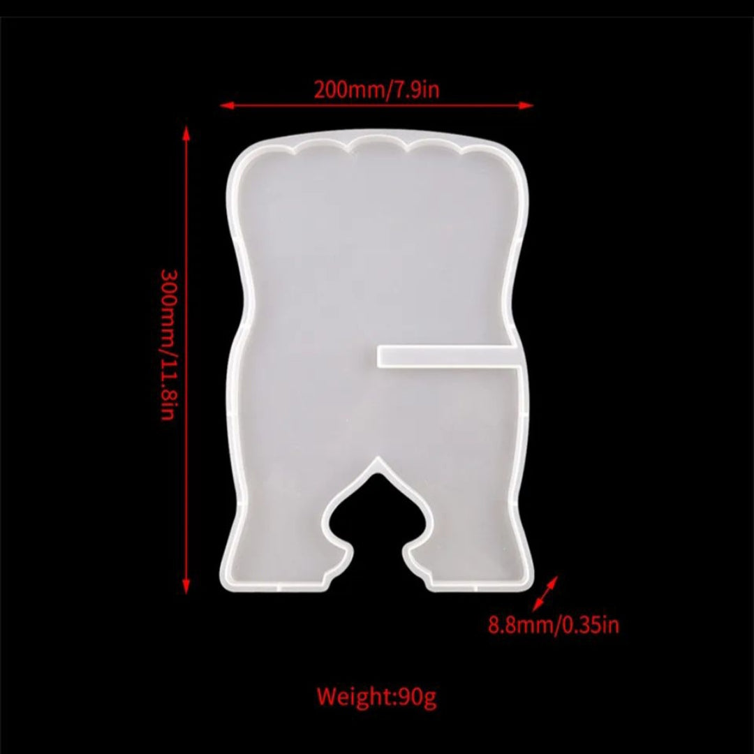 1 Rehal mold for resin art | resin mold Chanting Bookshelf    Silicon rehal mold for epoxy resin  | silicone resin mold  |resin accessories